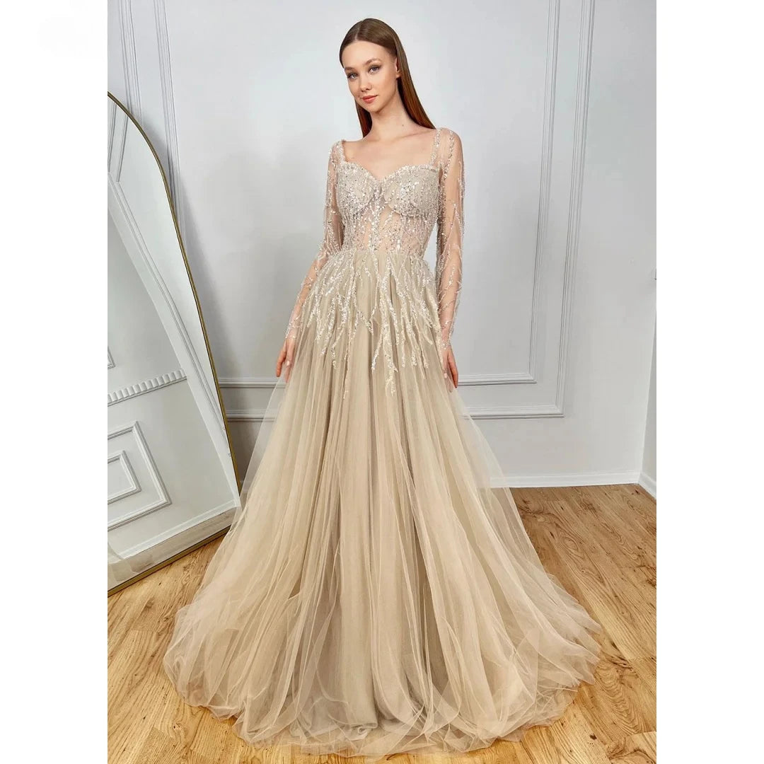 Evening Prom Dresses 2025 Woman Evening Party Dresses for Women Vintage Dress Wedding Chic and Elegant Woman Dress Customized